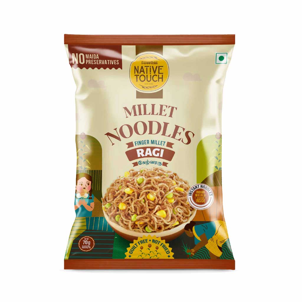 CookGarden Finger Millet/Ragi Penne Pasta 300g, No Maida