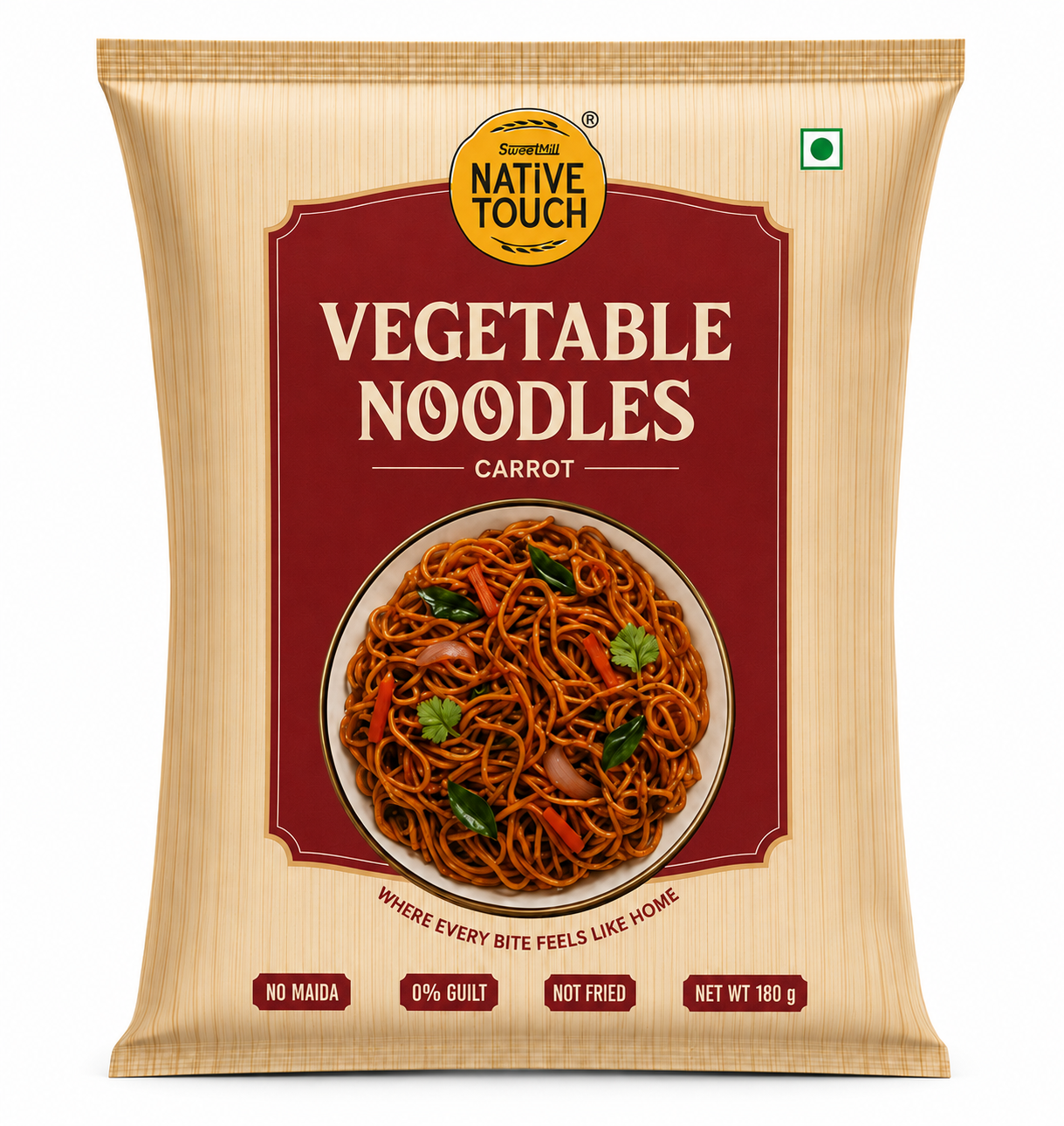 Vegetable Wheat Noodles – Carrot