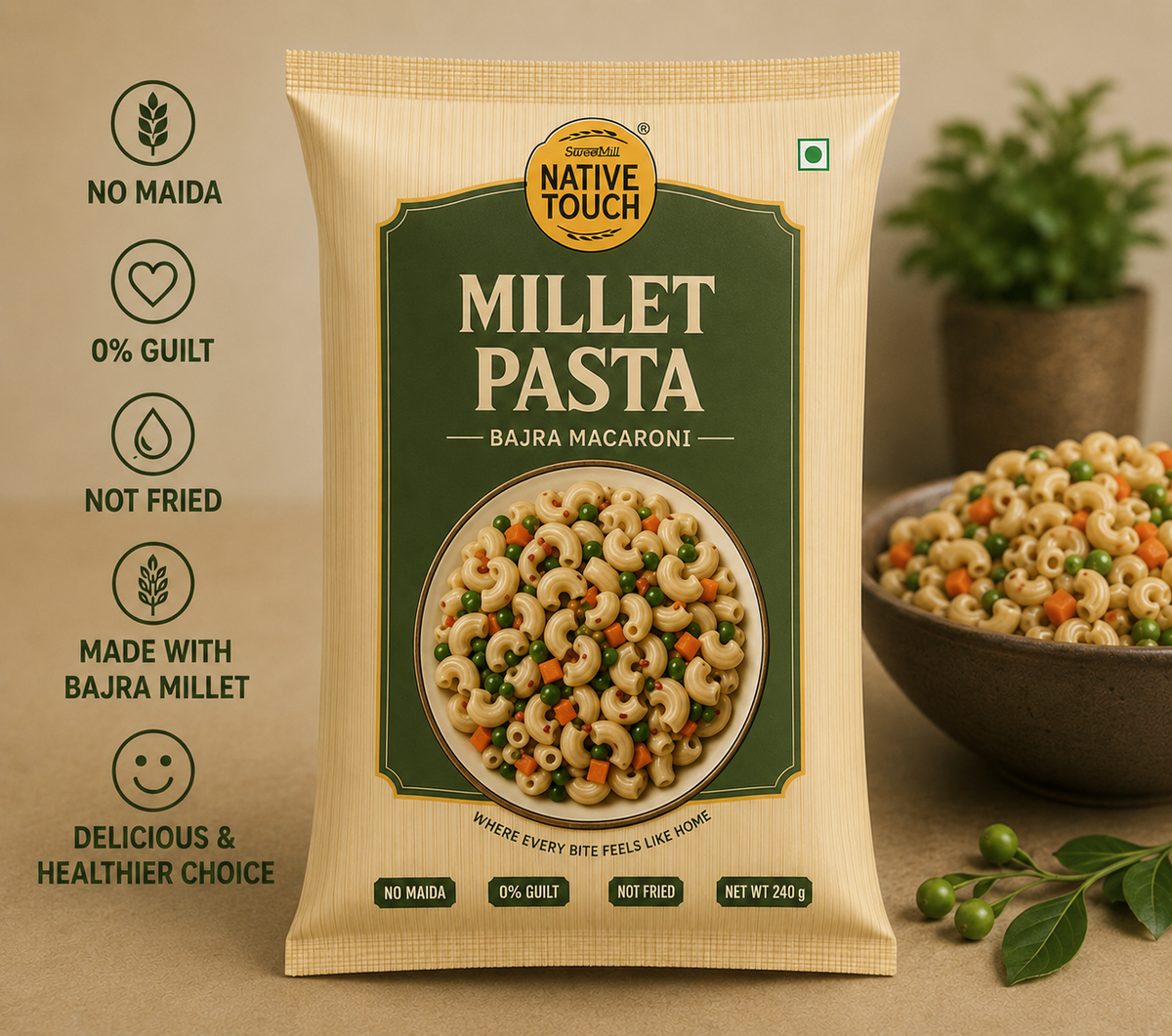 Bajra Pasta