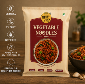 Vegetable Wheat Noodles – Carrot