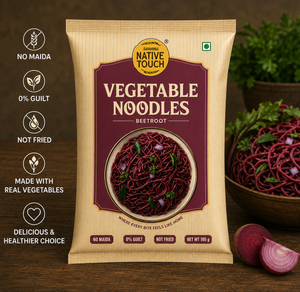 Vegetable Wheat Noodles – Beetroot