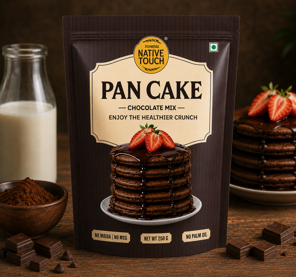 Millet Chocolate Pancake Mix