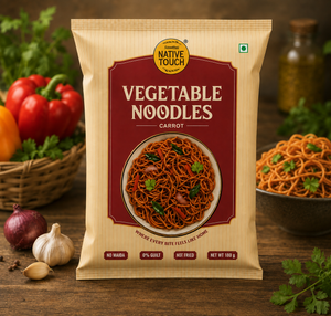 Vegetable Wheat Noodles – Carrot