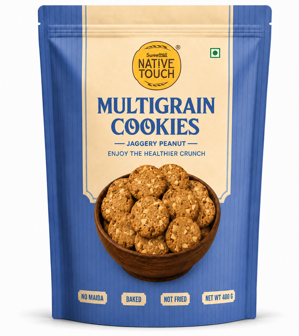 Multigrain Cookies – Jaggery Peanut