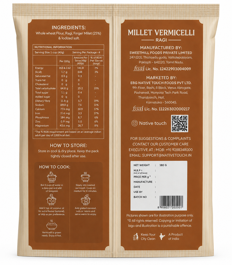 Ragi Vermicelli