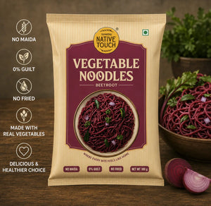 Vegetable Wheat Noodles – Beetroot