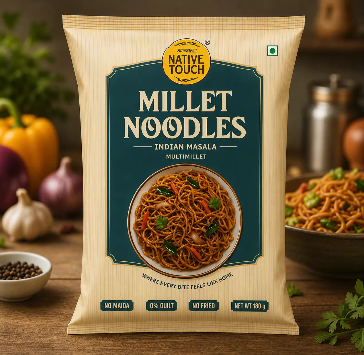 Multimillet Noodles – Indian Masala