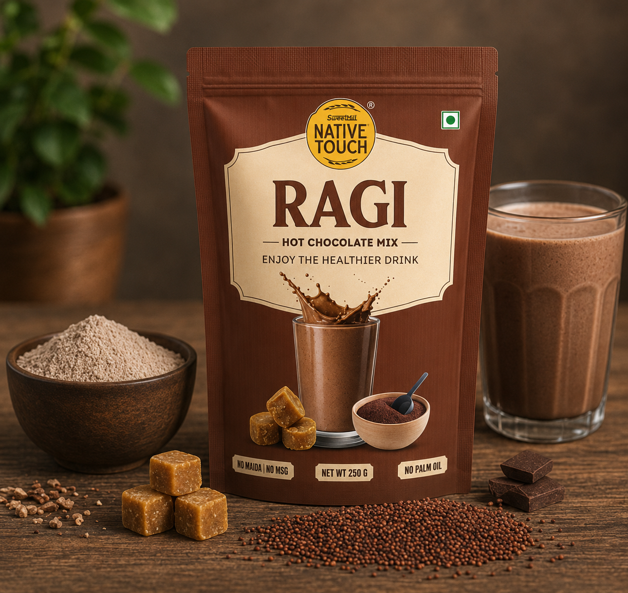 Ragi Hot Chocolate mix